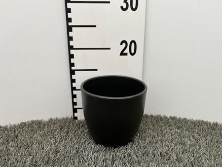 Immagine di CASPO CER. BOULE 13,5X12,5 NERO MAT ND-31884