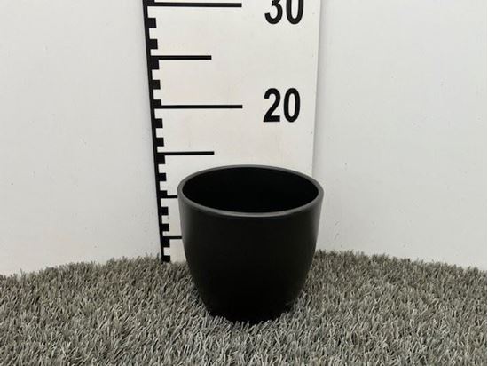 Immagine di CASPO CER. BOULE 13,5X12,5 NERO MAT ND-31884