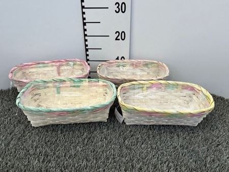 Immagine di CASSETTA BAMBOO CM 25*12*10H 4 COL ASS D0146.25