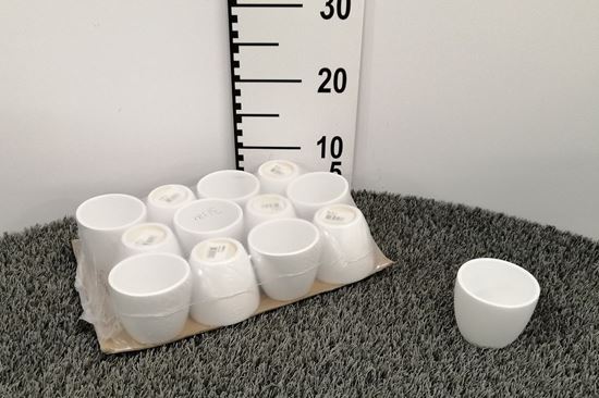 Immagine di CASPO CER. BOULE 8.5X7.5H BIANCO VASO 7 ND-31181