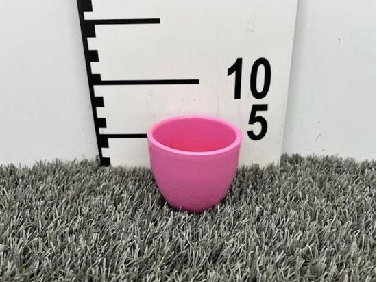 Immagine di CASPO' CER. BOULE 7,5x6 ROSA SCUR VASO 6 ND-31360