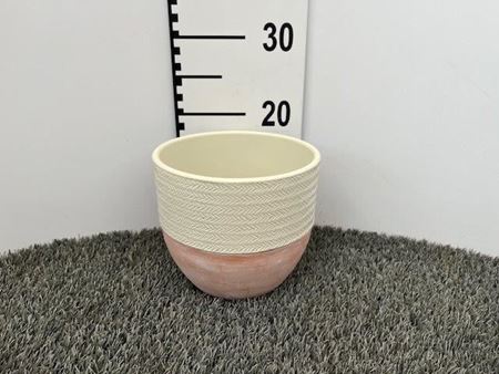 Immagine di CASPO' RIL.COL COTTO+BEIGE D.19,5x17H x V.18 CF-0350/2