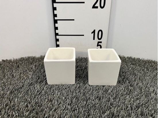 Immagine di CUBETTO CERAMICA BIANCO 7,5*7,5*7,5 VB-67107