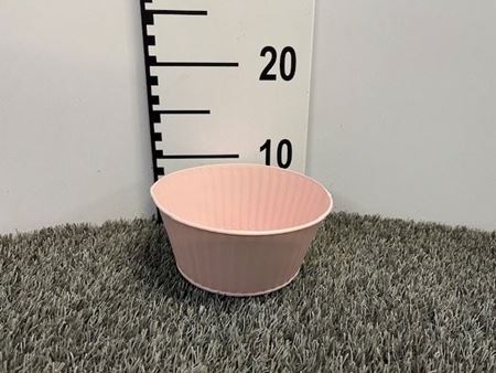 Immagine di VASCH.LATTA COL.ROSA H.7,5 D.17/12,5 ND-39-115