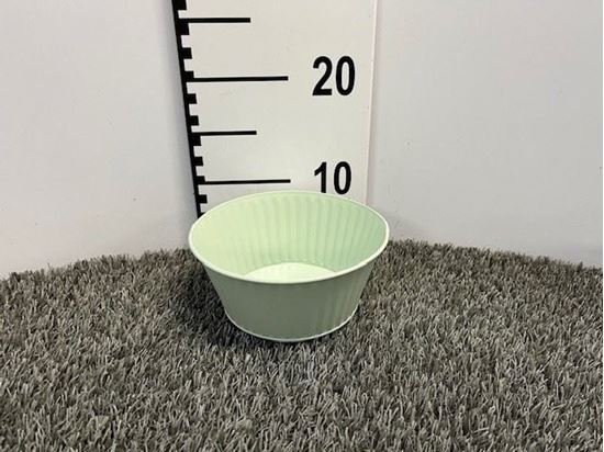 Immagine di VASCH.LATTA COL.VERDINO H.7,5 D.17/12,5 ND-39-125